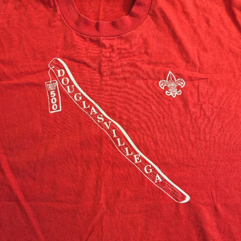Vintage single stitch Boy Scouts Georgia graphic tee XXL
